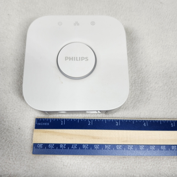 Philips Hue Bridge Smart Lighting Hub Compatible w/Amazon Alexa, Apple, Google - Picture 3 of 8